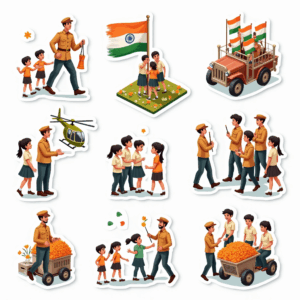 Republic Day - Sticker Sheet v14